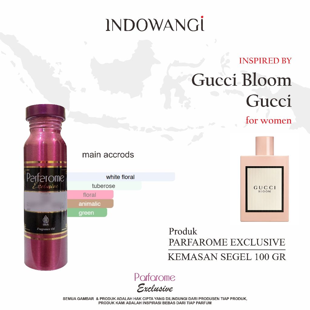 Bibit Parfum Gucci Bloom PARFAROME EXCLUSIVE Segel 100GR