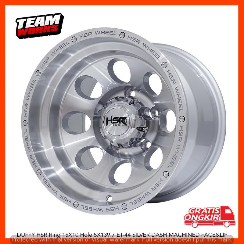 VELG MOBIL MODEL OFFROAD RING 15 BUAT SMAX PANTHER MONTERO PELK HSR DUFFY RING 15 LEBAR 10 SILVER