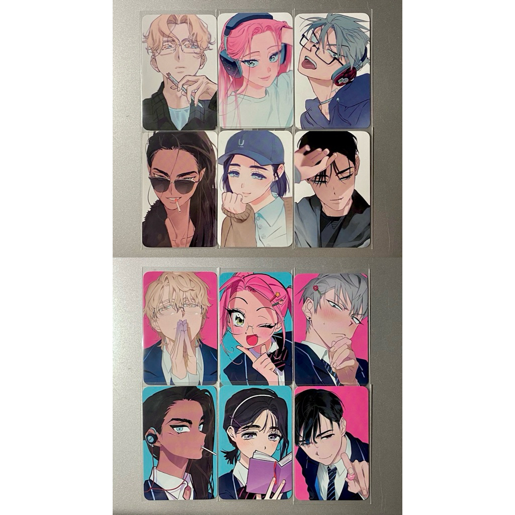 [BOOKED] alien stage alnst high school pc photocard set