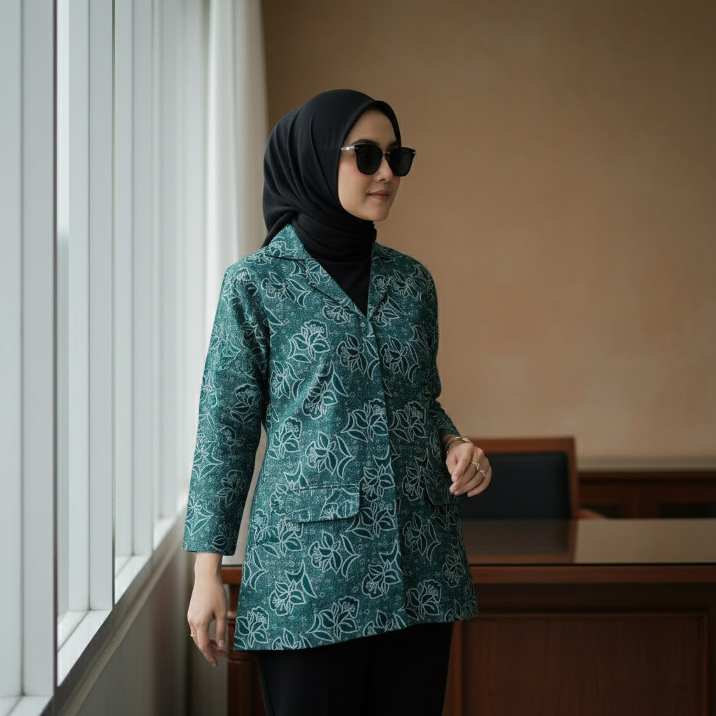 Seragam PKK Nasional Wanita – Katun Baby Touch Motif Batik PKK