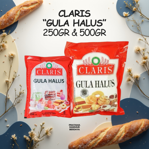 CLARIS GULA HALUS 250gr/500gr