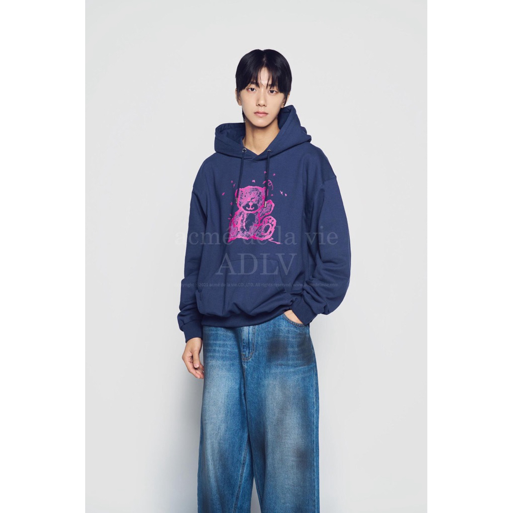 ADLV - HAND SKETCH BEAR HOODIE