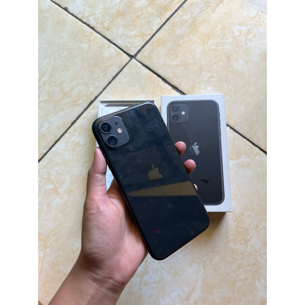 IP 11 128 resmi ibox - (hitam) second