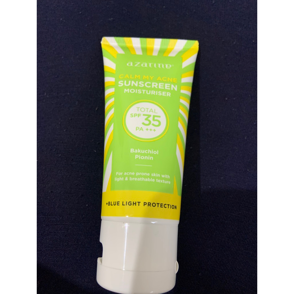 azarine sunscreen moist calm my acne