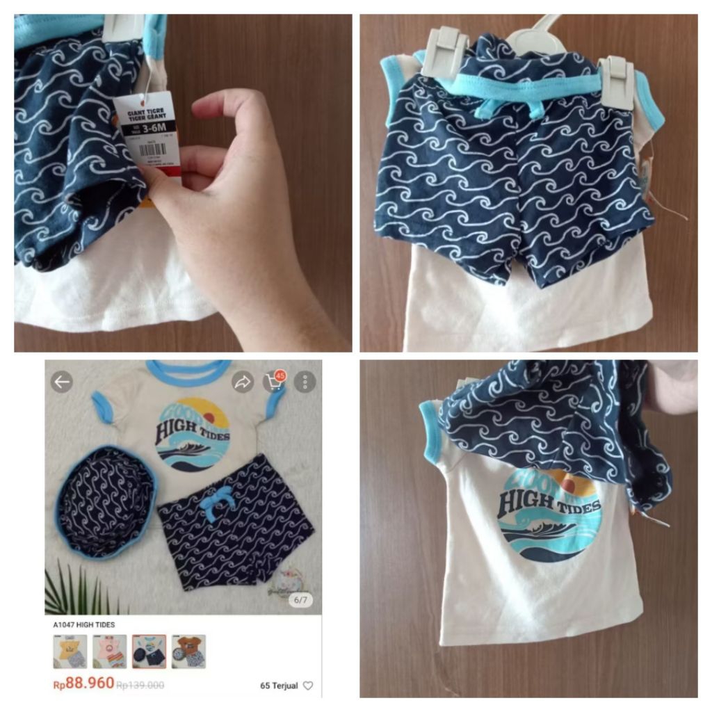 set baju anak bayi cowok