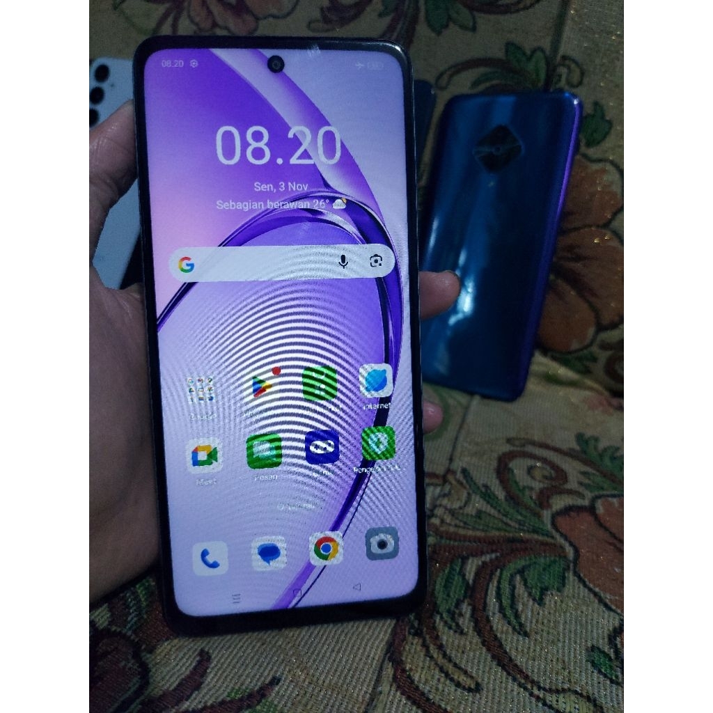 Hp second oppo a3x ram4 128gb ori hp+ charger vooc oppo super cepat