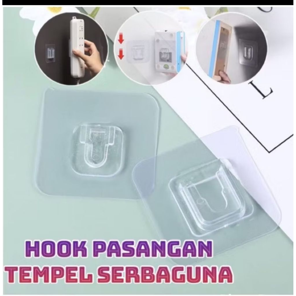 Set Perekat Gantungan /Tempelan Dinding Tembok Kuat