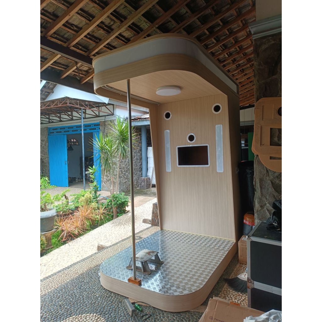 photo box lengkap monitor 22 inchi touchscreen