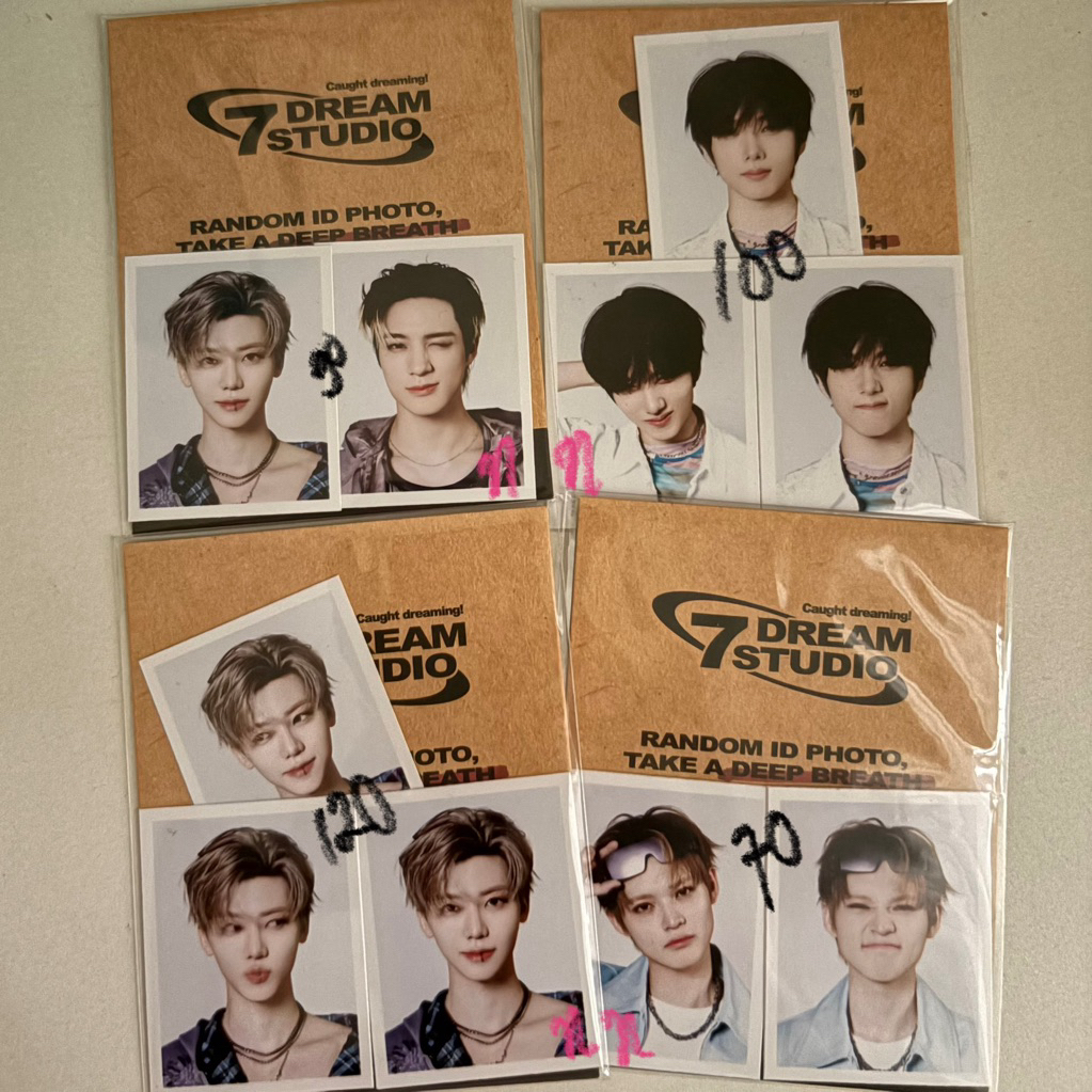 NCT DREAM PHOTO ID POP-UP [TIME RIDERS] MD JAEMIN JENO CHENLE JISUNG