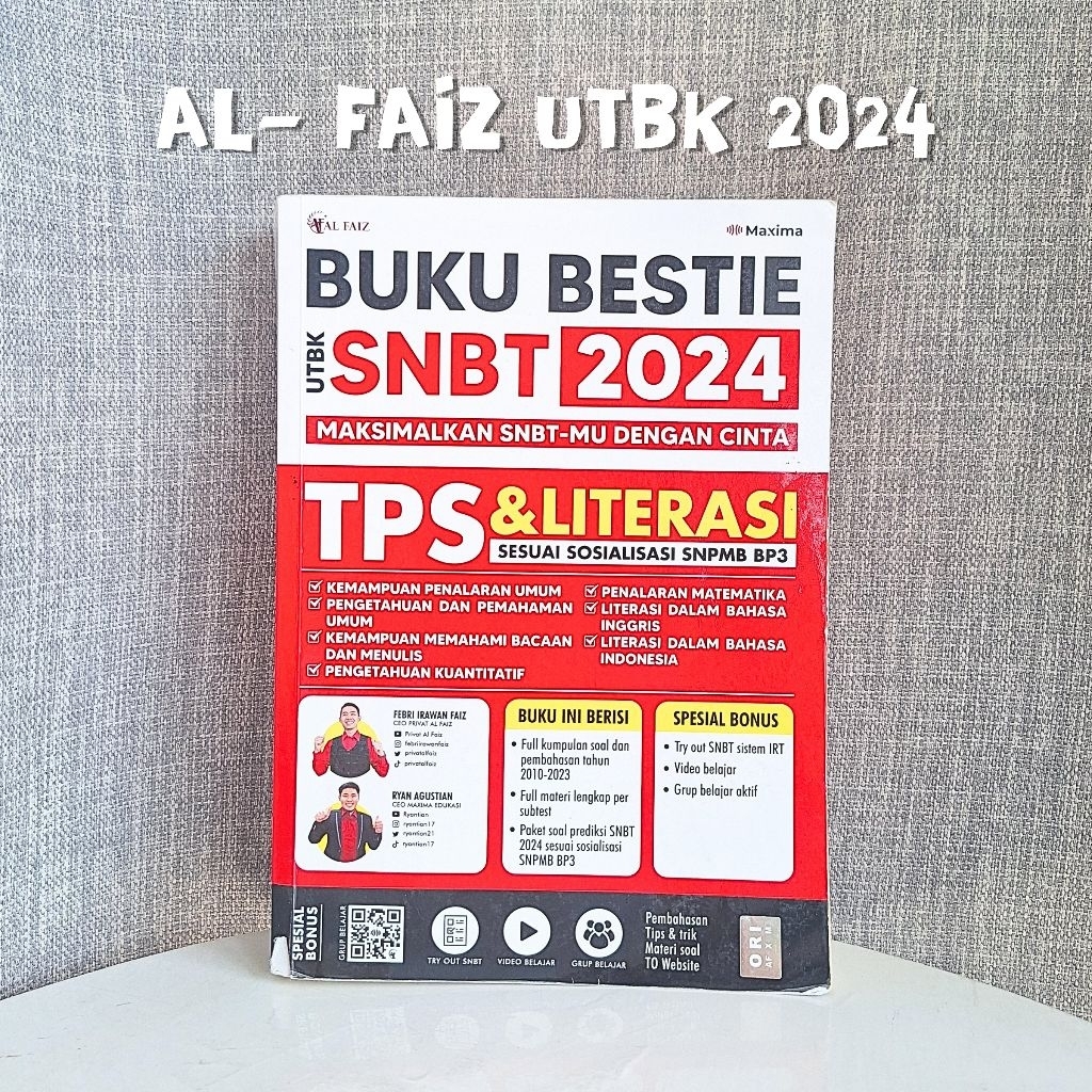 BUKU BESTIE UTBK SNBT 2025 ALFAIZ X MAXIMA ORIGINAL