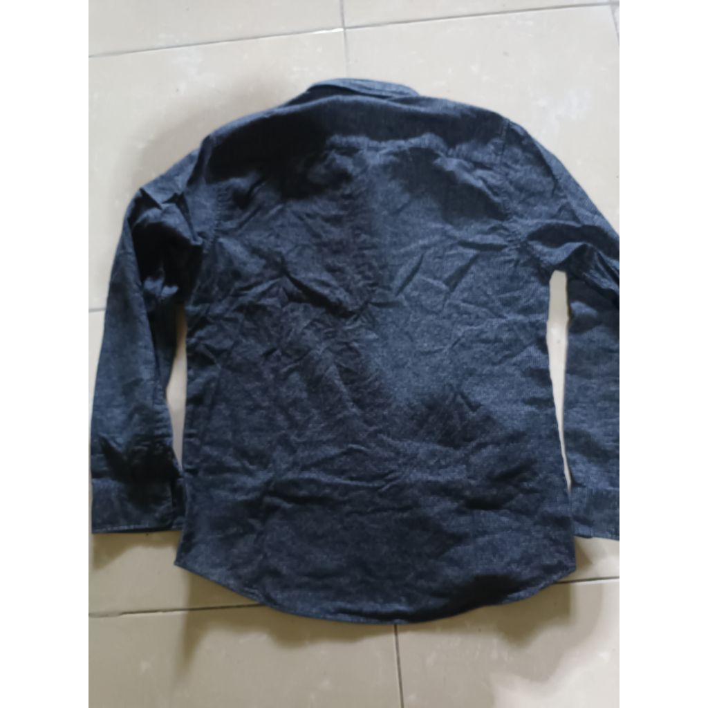 kemeja flanel katun brand topten size M seperti baru
