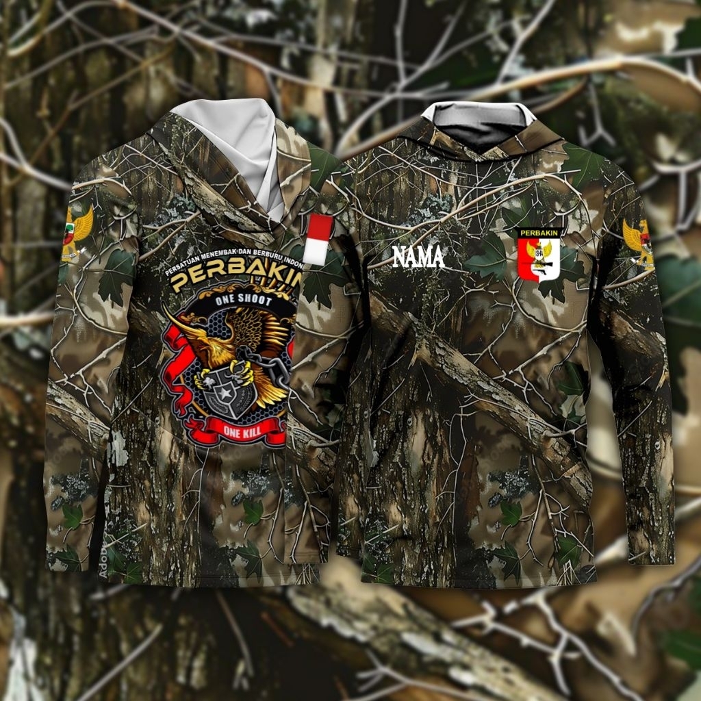 baju camo Perbakin/baju berburu Perbakin/Jersey perbakin
