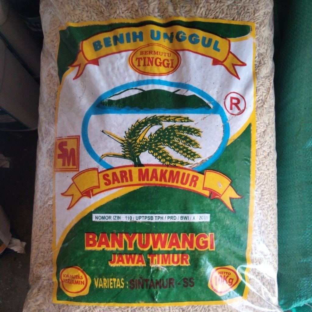 Benih Padi Unggul SINTANUR-SS Banyuwangi 10kg
