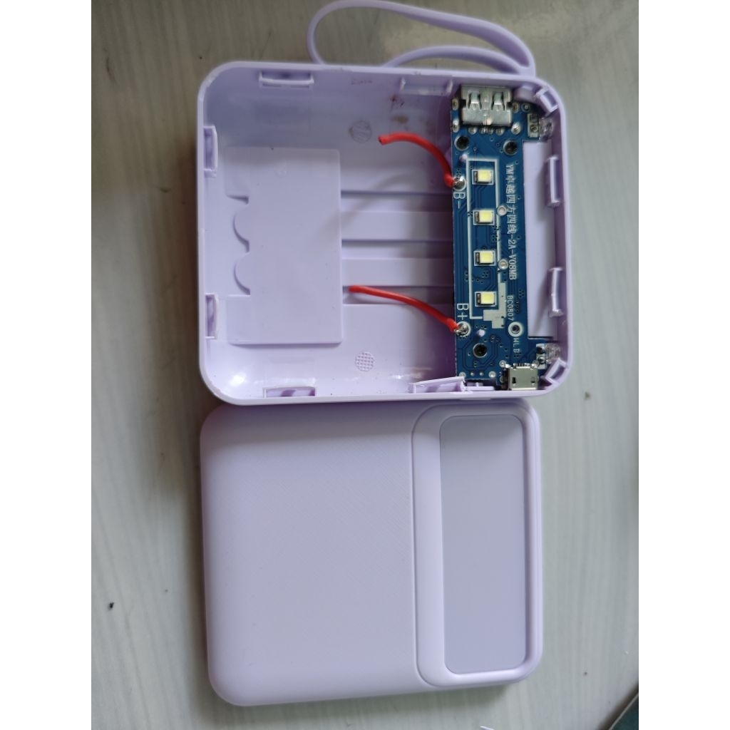 Casing dan modul powerbank