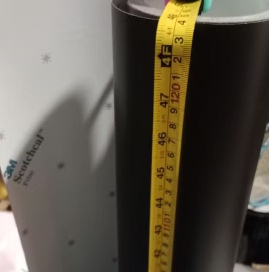 stiker skotlet hitam doff lebar 123cm