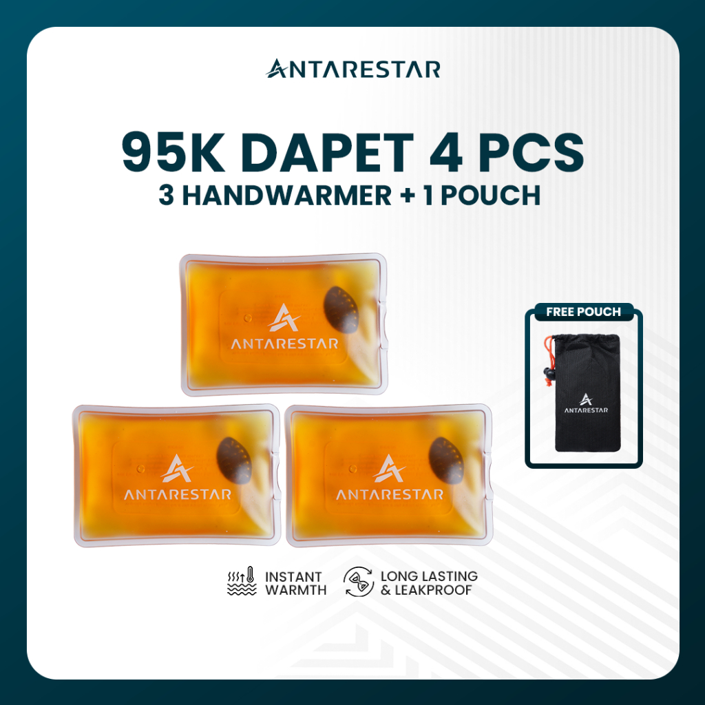 ANTARESTAR Official - BUY 95K GET 4PCS Handwarmer Reusable Heat Pack Portable Hangat Instan Dimana S