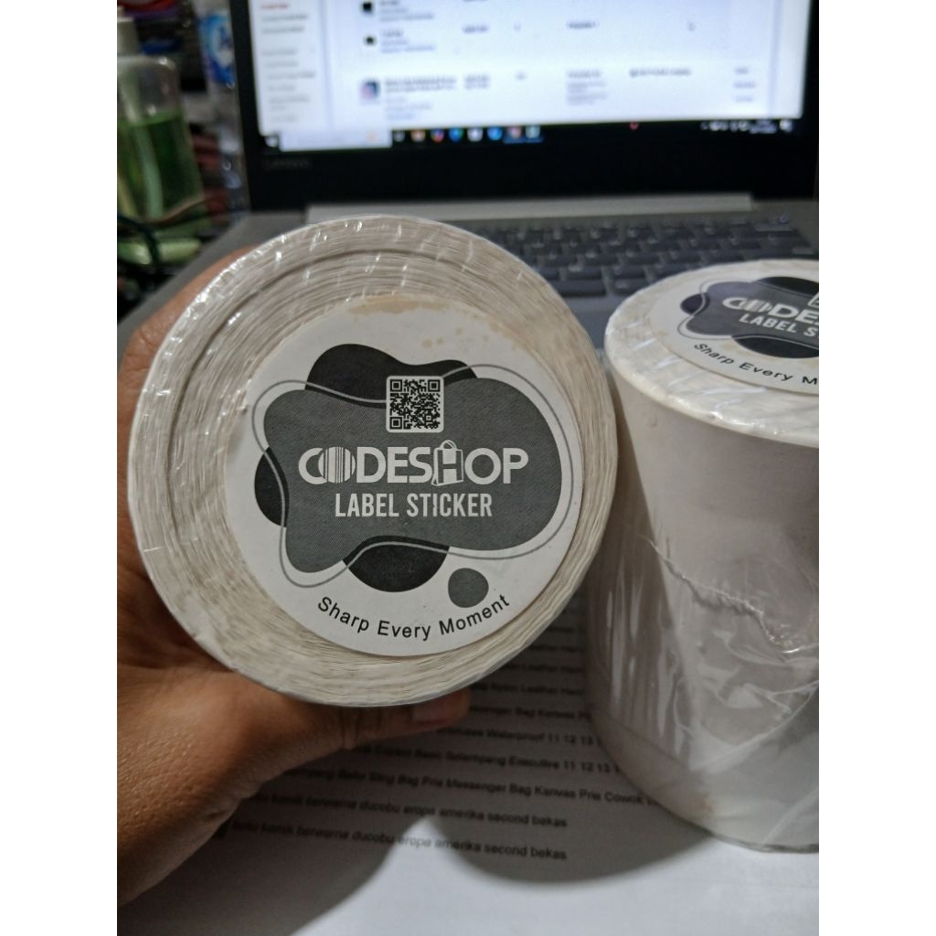 kertas label stiker thermal 10 x 15 cm