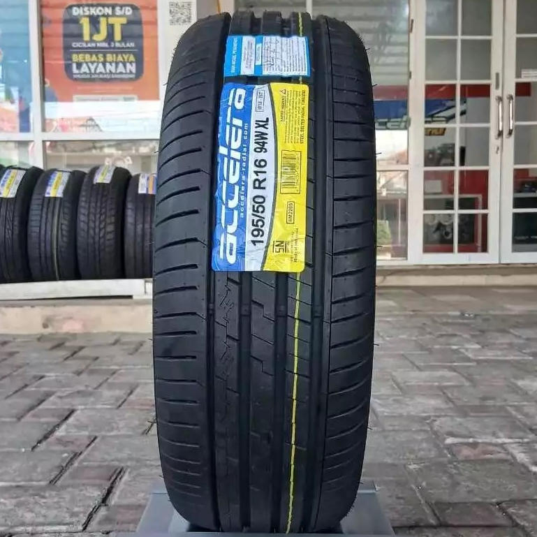 BAN MOBIL RING 16 ACCELERA iota EVT 195 50 R16 SILENT TUBLES AWET JAKARTA TIMUR