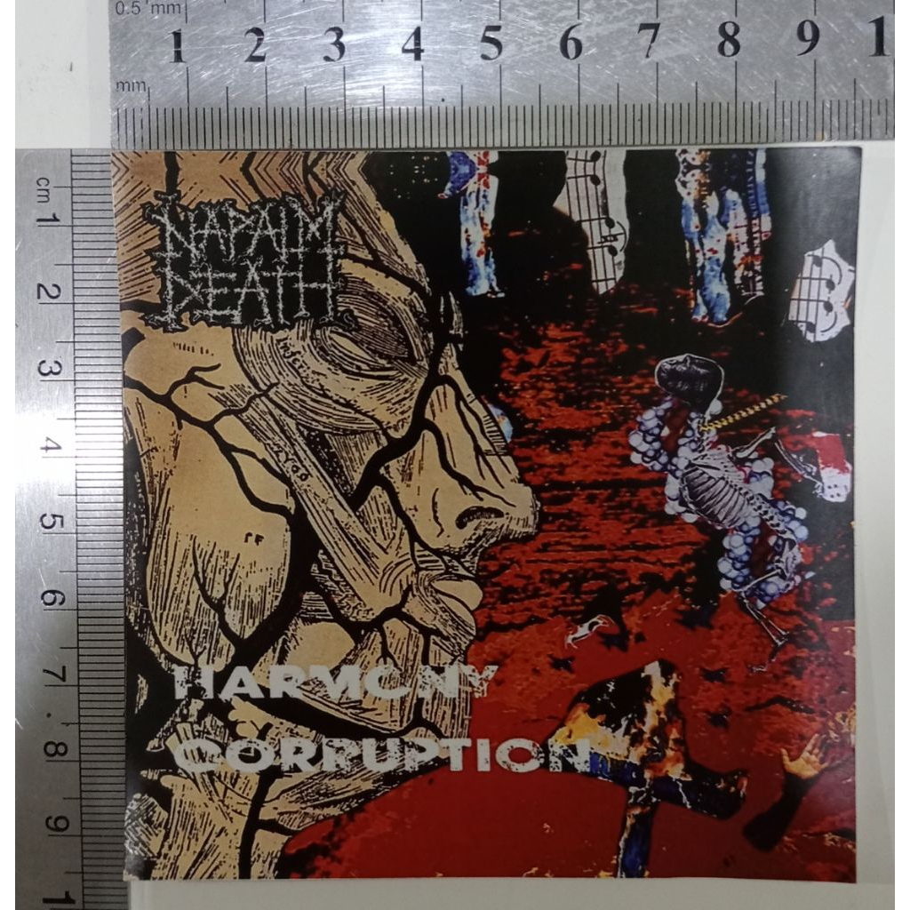 [sticker band] Napalm Death - Harmony Corruption / sticker band