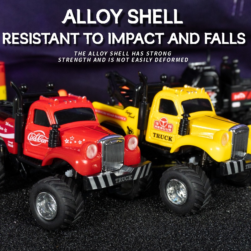 BEST SALE POKO Mini RC Monster Truck 1/64 Mobil Remote Kontrol Mini 2.4GHz Roda Besar, Body Logam,