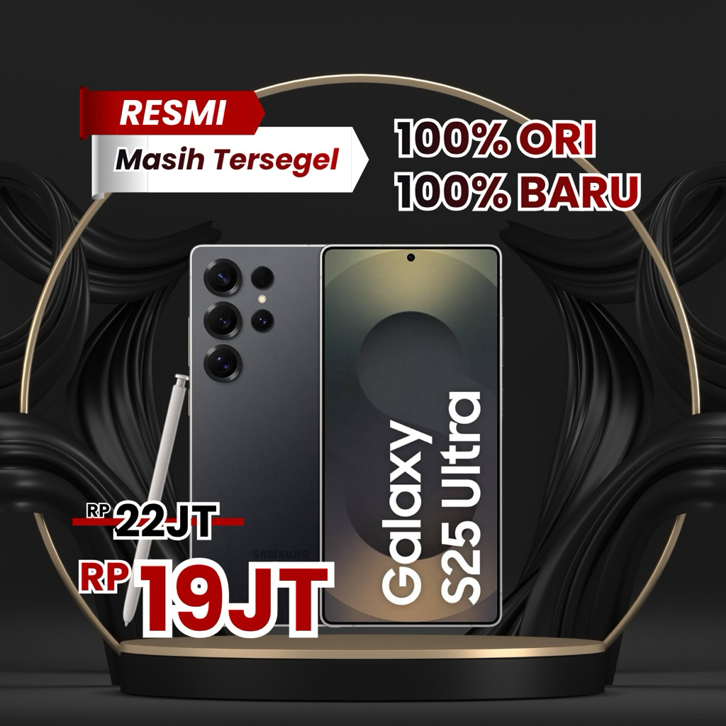 Samsung Galaxy S25 Ultra 5G | RAM 12GB ROM 512GB - Titanium Black | Smartphone AI Galaxy AI Garansi 