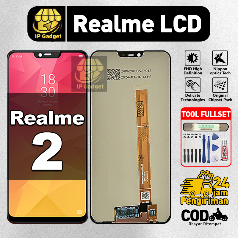 ORI FOR LCD REALME 2 Fullset Original LCD HP REALME 2 Asli Touchscreen Layar Sentuh HP COD