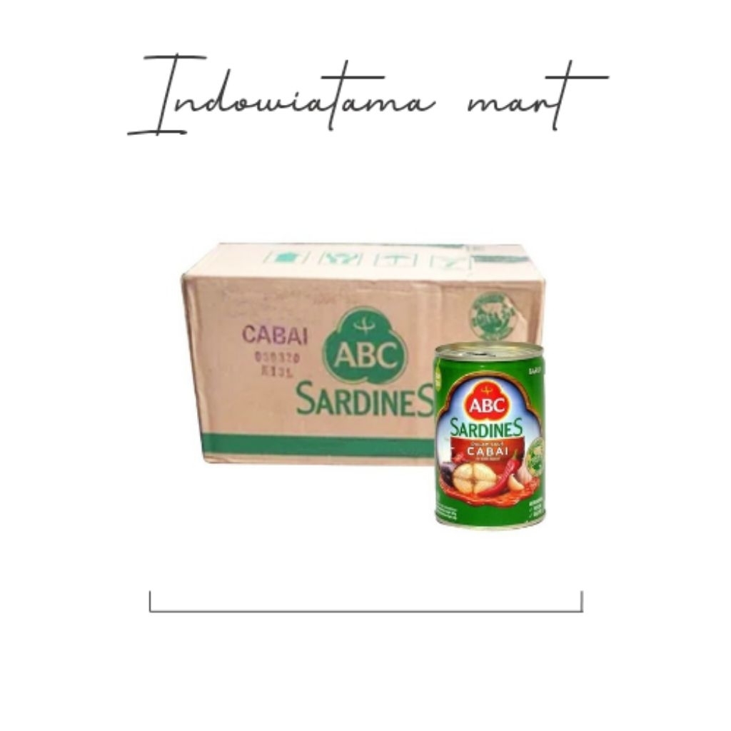 ABC SARDEN CABAI 155g KARTON