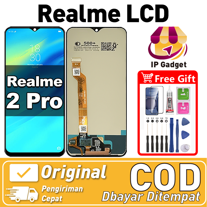 Original LCD Realme 2 pro fullset ori asli Layar hp touchscreen Sentuh Versi Tinggi COD
