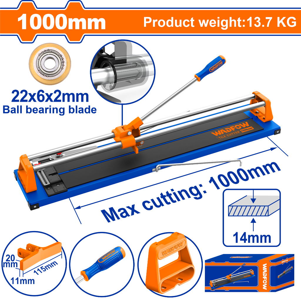 WTR8510 - ALAT POTONG GRANIT MANUAL 1M WADFOW
