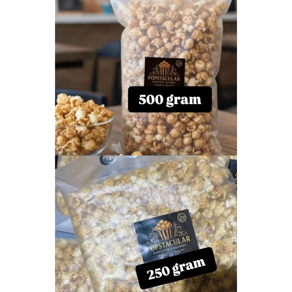 POPCORN CARAMEL 250 gr & 500 gr