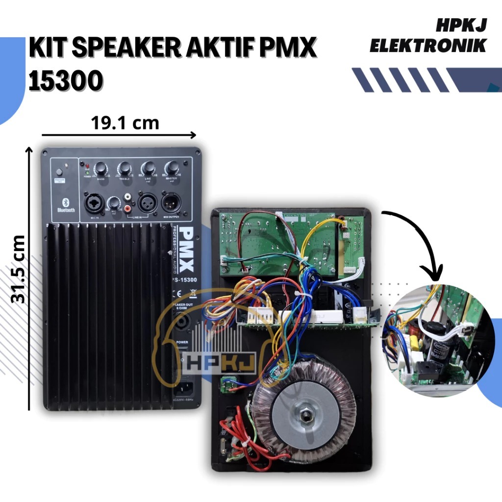 POWER KIT SPEAKER AKTIF PMX 15300 KIT SPEAKER AKTIF PMX PS-15300