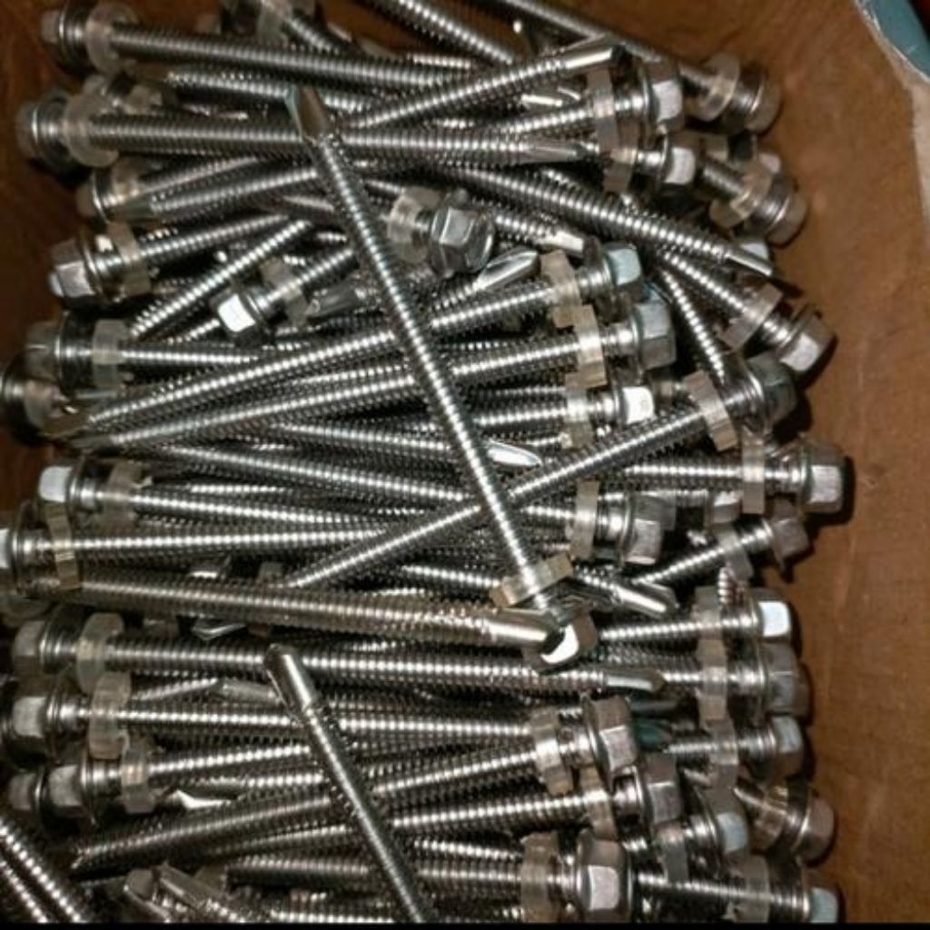 Sekrup roofing stainless 410 12x150