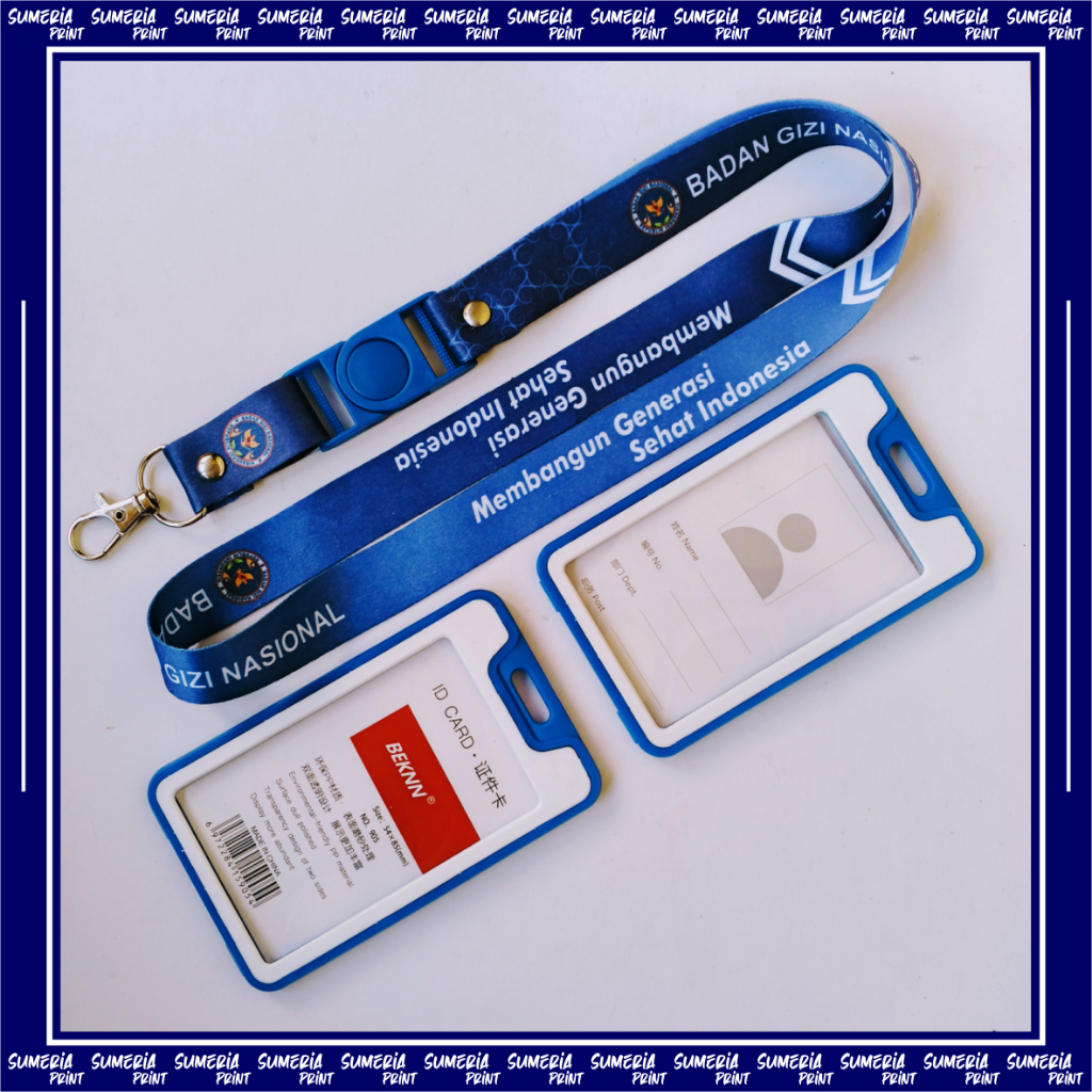 Lanyard Tali Gantungan Id Card BGN (Badan Gizi Nasional)
