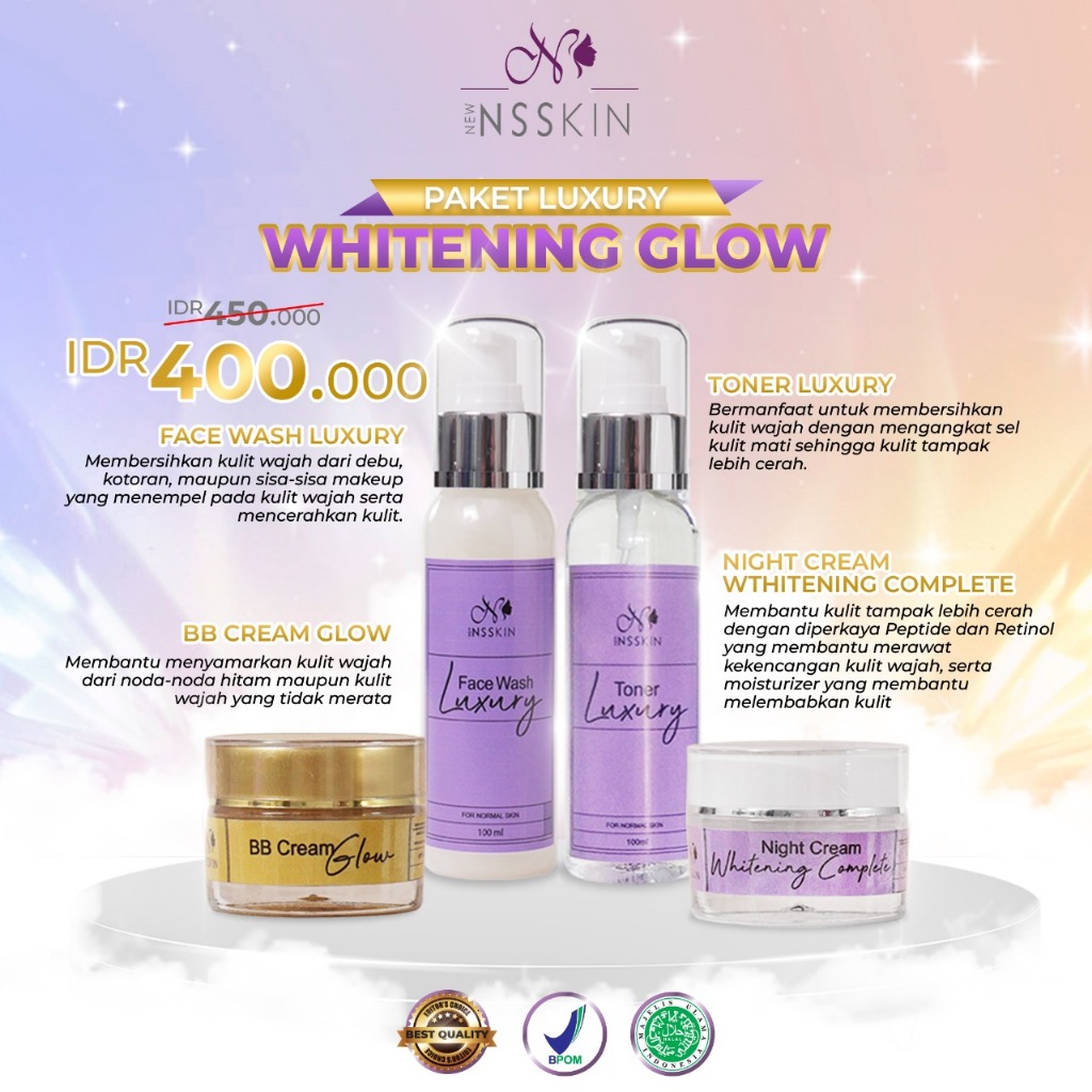 PAKET LUXURY WHITENING GLOW