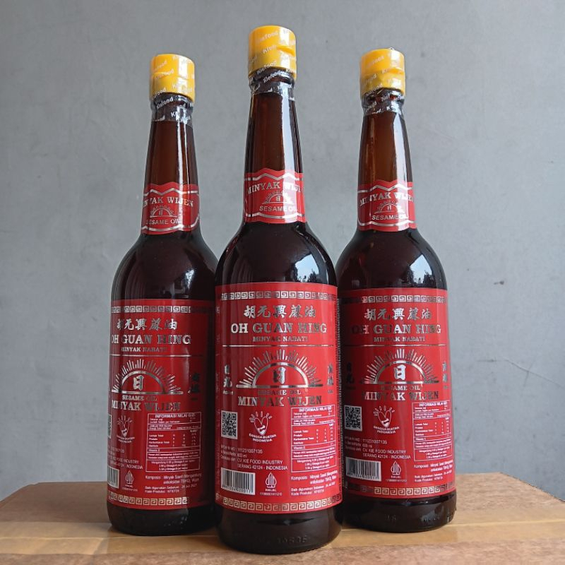 Minyak Wijen Hitam Oh Guan Hing 600 Ml Halal MUI