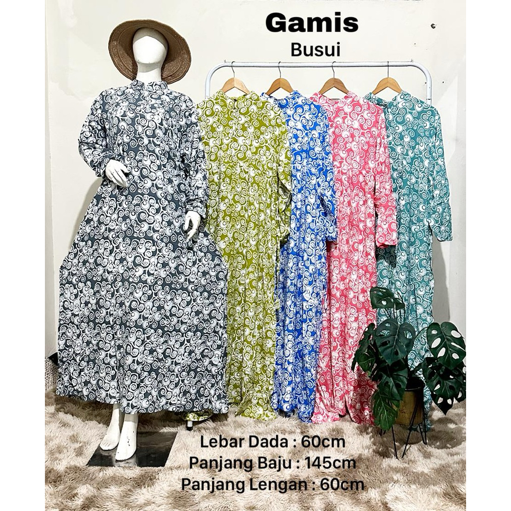 GAMIS BATIK CAP BULAN 1 BUSUI Husna Store Pekalongan Batik Cap Motif Batik Wanita Baju Tunik Katun T