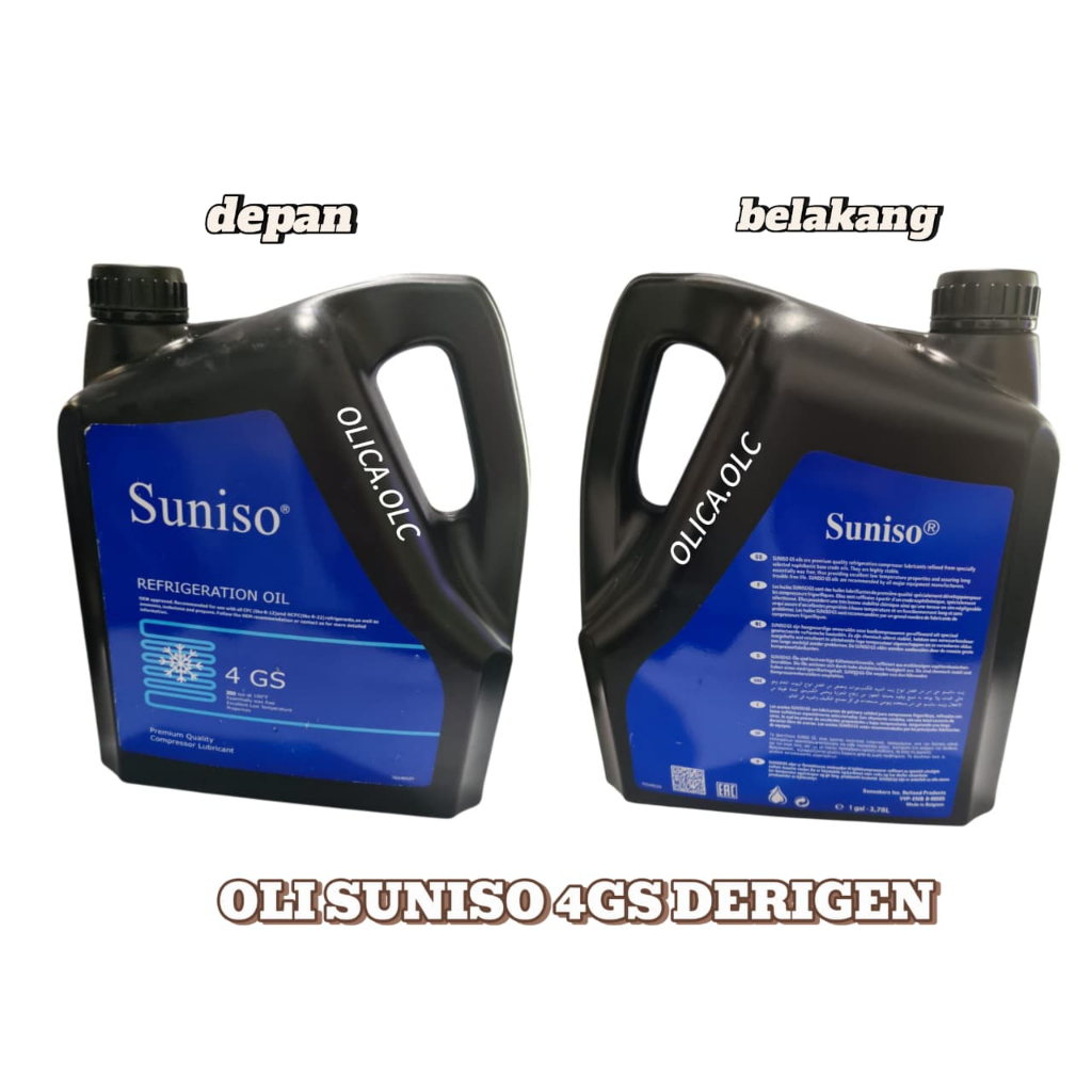 OLI SUNISO 4GS Derigen . Oli compresor pendingin / ac / kulkas