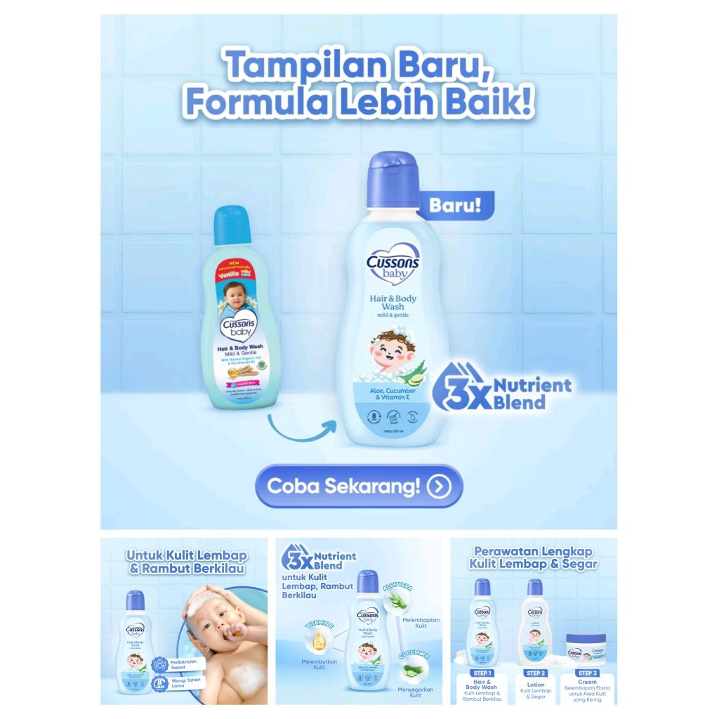 Cussons Baby Hair & Body Wash