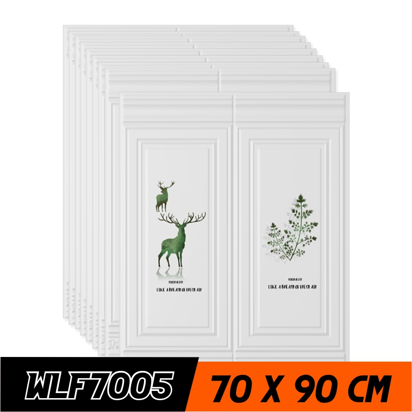 Wallpaper Dinding 3D Wallpaper Foam Brickfoam Tebal Ukuran 70X90Cm Tebal 5MM