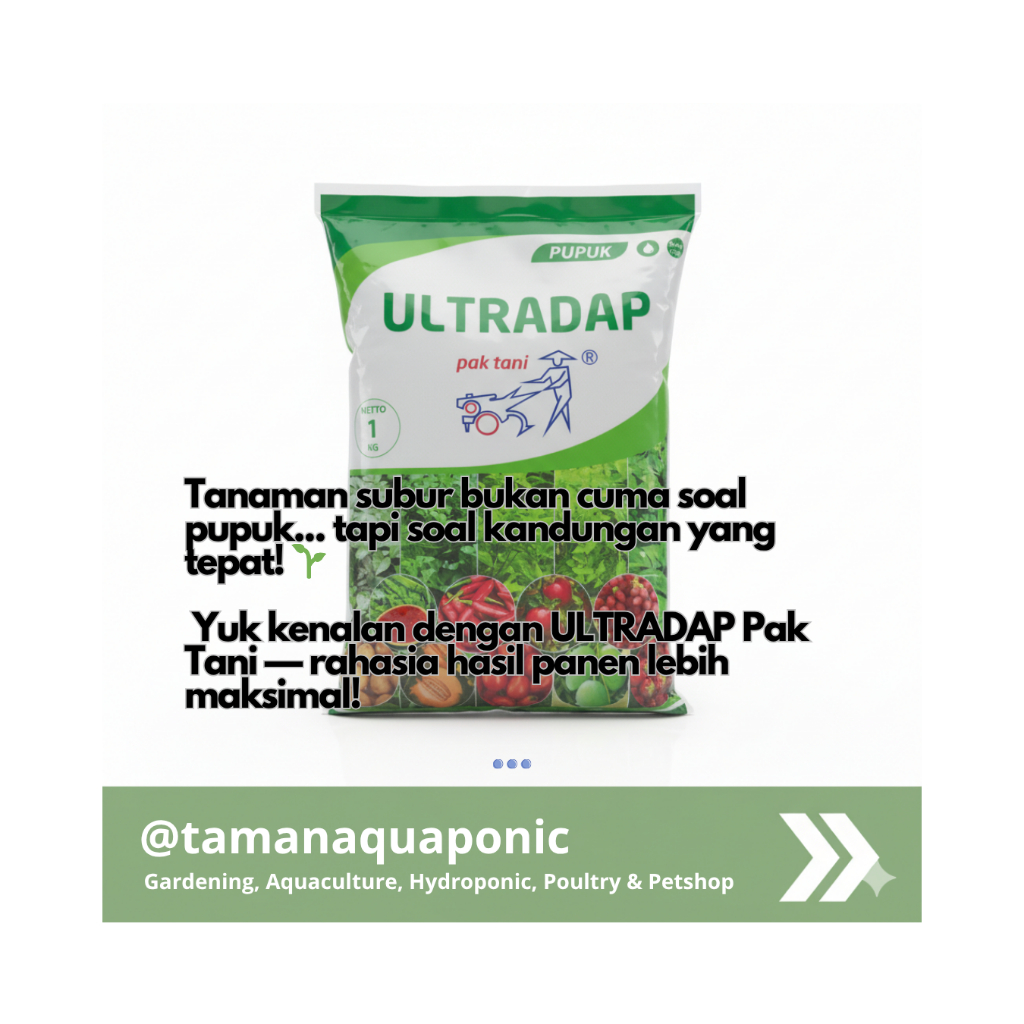 Pupuk ULTRADAP Pak Tani 1 kg Original