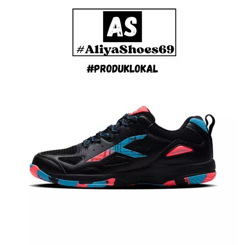 terbaru sepatu badminton hndrd raze dan galaxy pria wanita sepatu badminton produk lokal anak hndrd