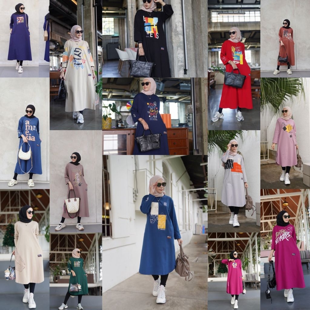 MIDI DRESS MAXY DRESS oversize by GYL ORIGINAL