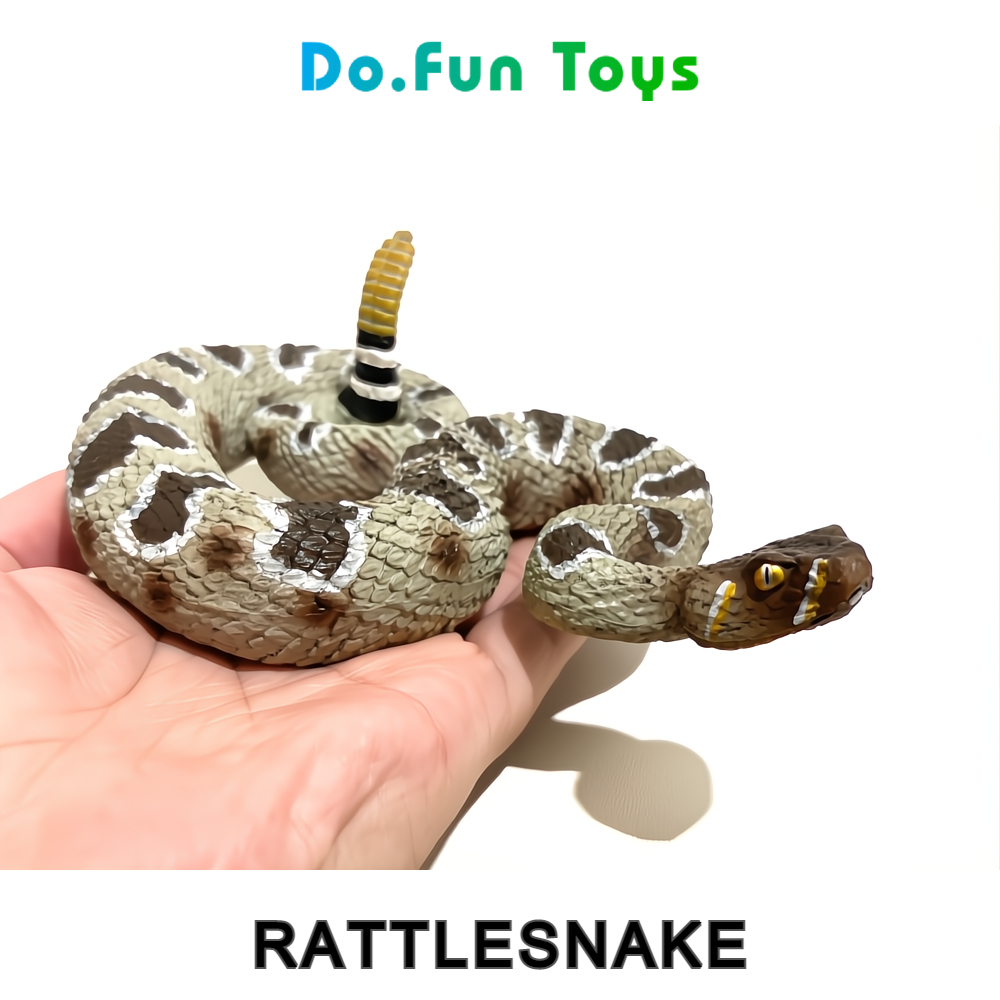 Animal Figurine | RATTLESNAKE / Mainan Miniatur Ular Derik