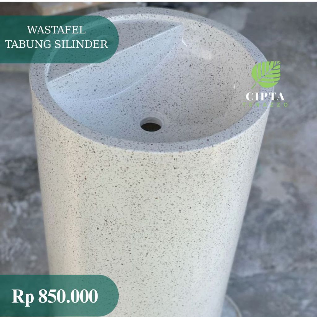 Wastafel Cuci Tangan Lingkar | Taman Minimalis