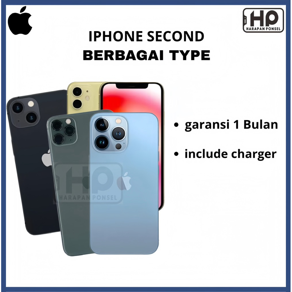 HANDPHONE SEKEN APPLE GARANSI RESMI 1 BULAN