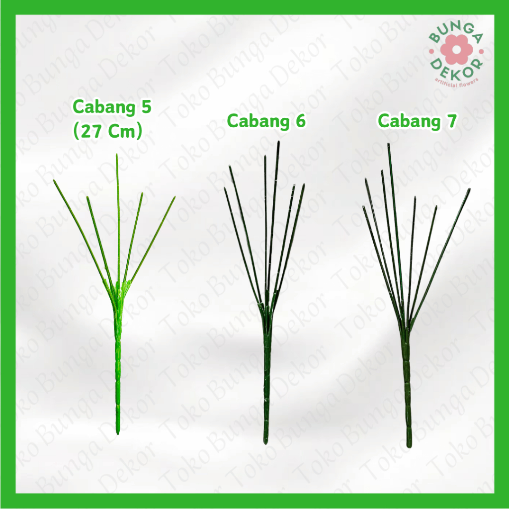 Kawat Tangkai Bunga Cabang 5 6 7 Lapis / Kawat Tangkai Bunga Artificial / Kawat Florist