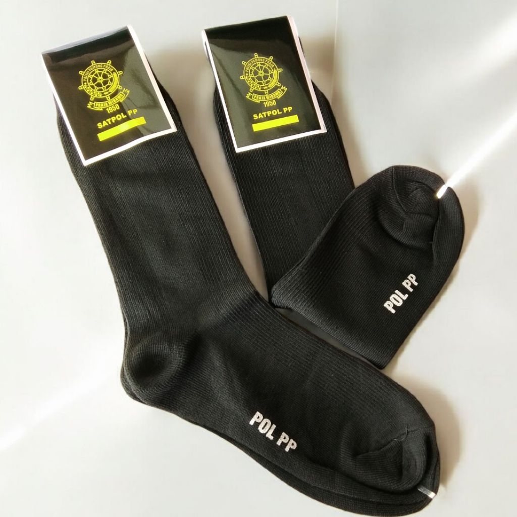 KAOS KAKI PDH PDL HITAM POLOS TEBAL UNTUK SATPOL PP