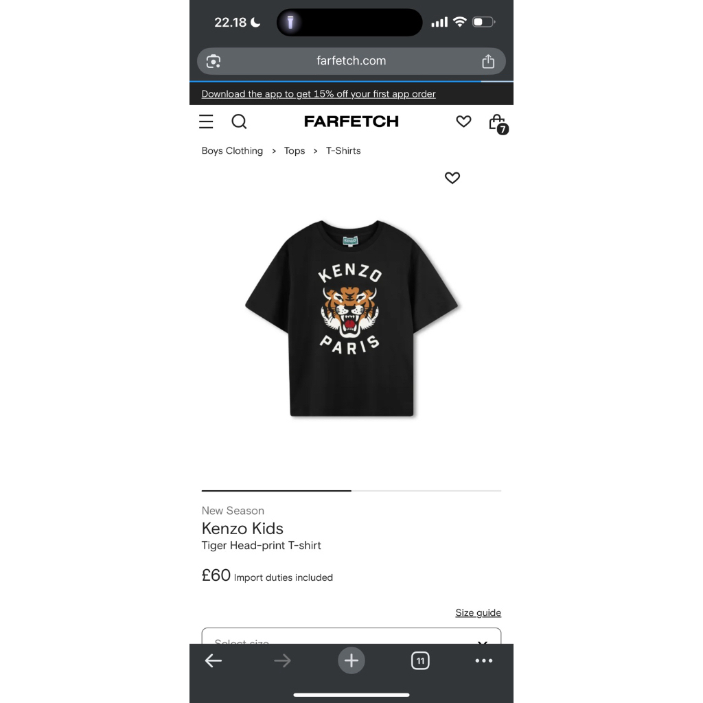 preloved kenzo kids authentic