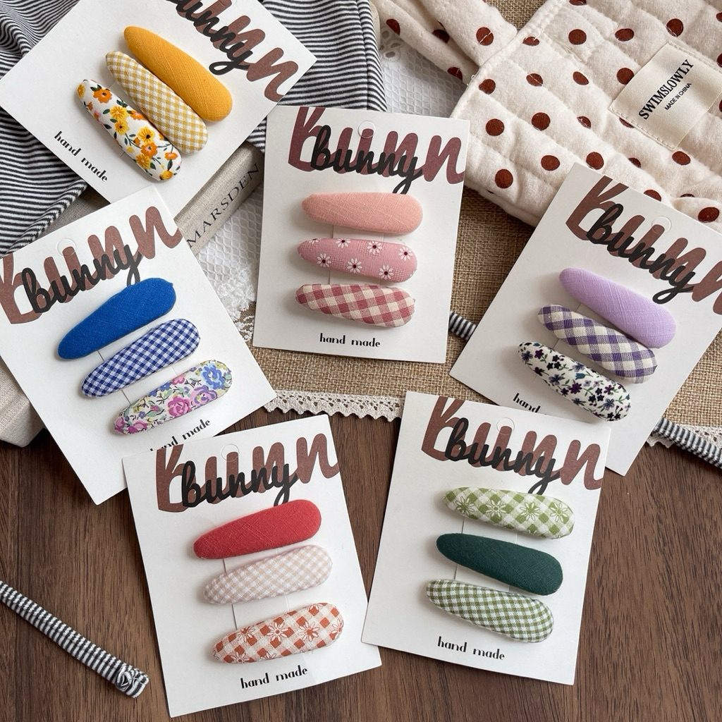 [3 Pcs] Jepit Rambut Lucu/Jepitan Rambut Aesthetic/Jepitan Rambut Ala Korea