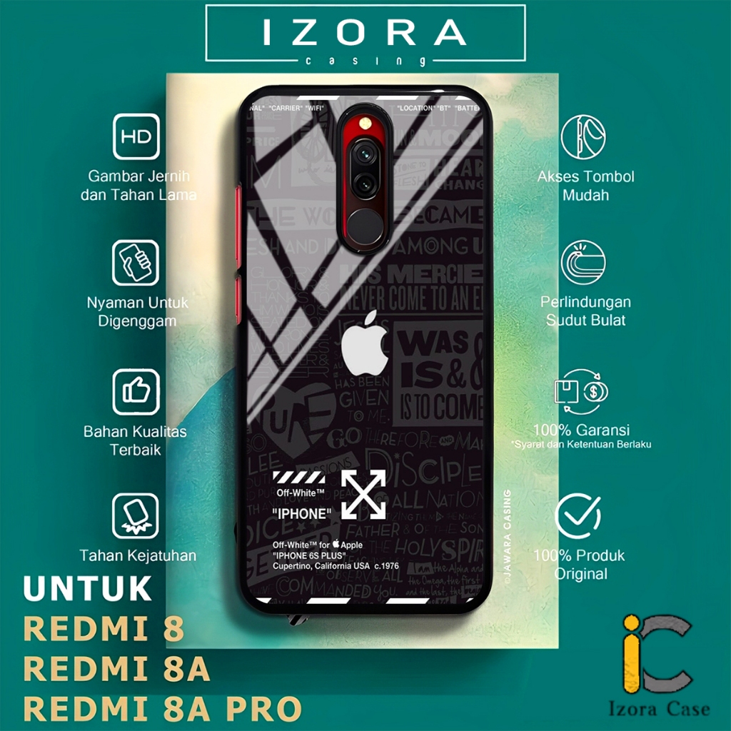 (IZORA ) Case Redmi 8 8A 8A Pro Casing Redmi 8 8A 8A Pro Jawara Casing Case Glossy Case Aesthetic Cu